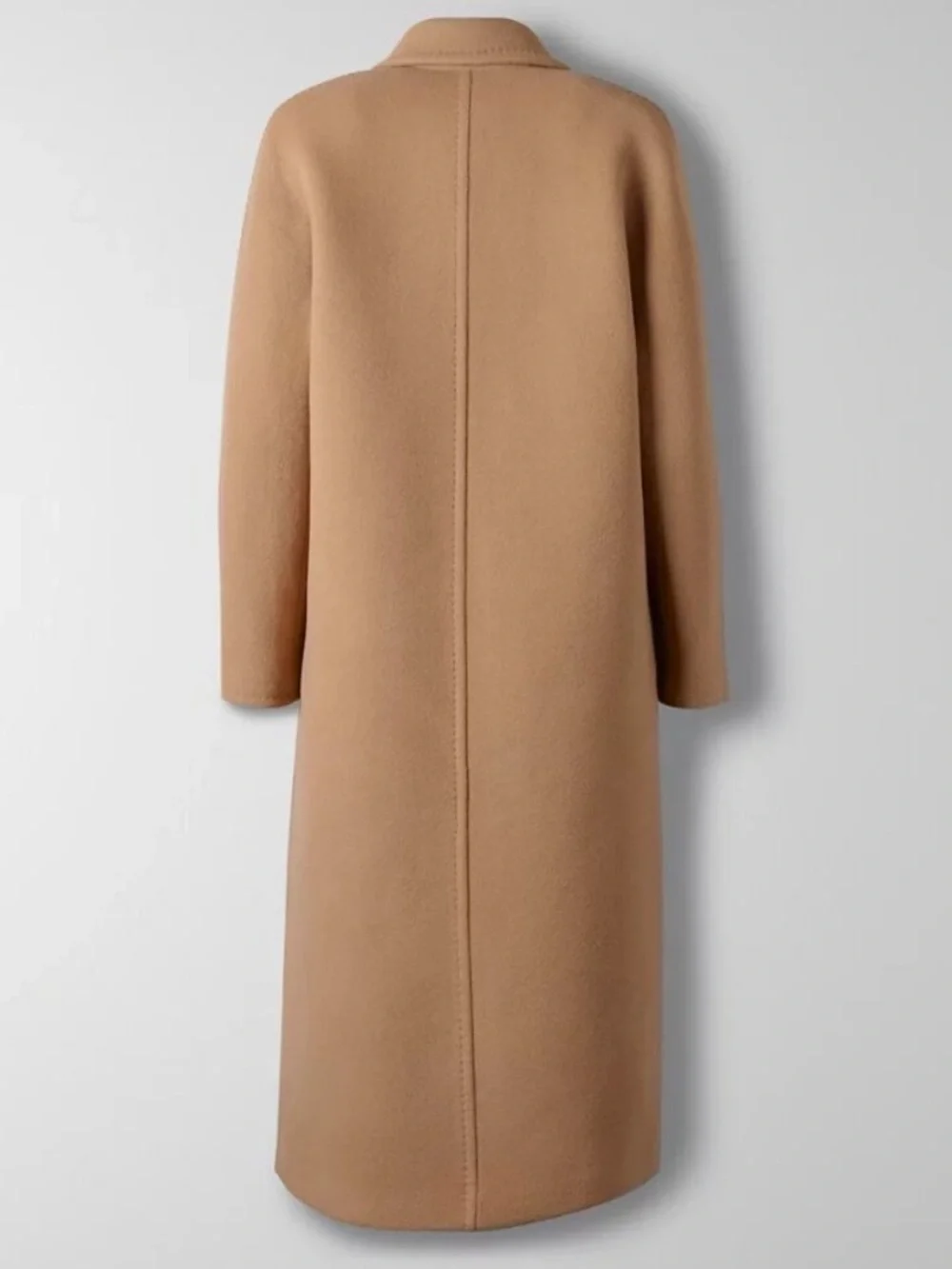 Aritzia babaton atelier slouch camel wool coat size 2 - Picture 6 of 13
